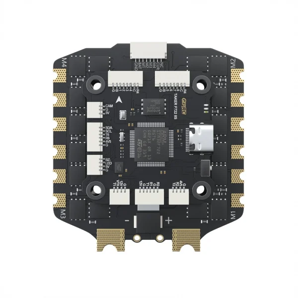 30.530.5mm GEPRC TAKER F722 OSD Flight Controller with 5V 12V BEC & 100A BL_S 3-8S 4in1 Brushless Stack for RC FPV Racing Drones - Image 3