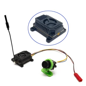 5.8G 48CH 4W Adjustable 2-6S Power VTX CMOS 1000TVL Camera FPV Analog Image Transmission Set Support IRC for FPV Drones