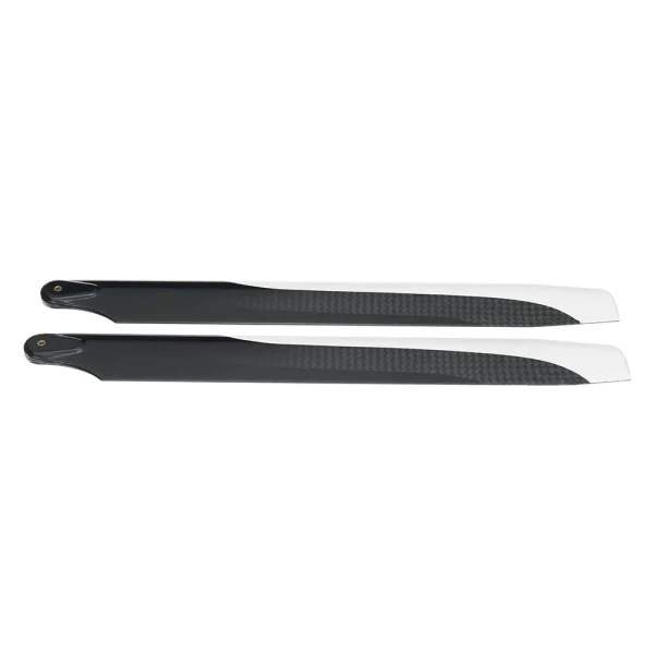 1pair PUDU 230mm Carbon Fiber Main Rotor Blade Propeller For RC Helicopter - Image 5