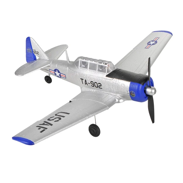 TOP RC HOBBY AT-6 2.4GHz 4CH 450mm Wingspan EPP 6-Axis Gyro One-Key U-Turn Aerobatic RC Airplane RTF for Beginners - Image 2