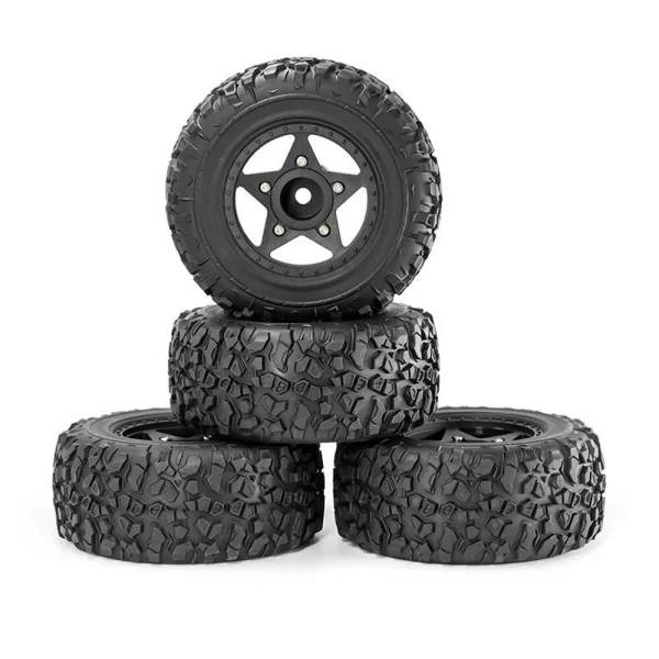 4PCS D231 Upgraded Off-Road Tires Wheels for 1/8 1/10 Short Course Truck RC Cars Vehicles Models Parts Accessories - Image 7