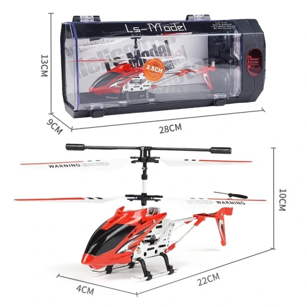 3.5CH Infrared Gyro Remote Control Anti-collision Anti-fall Alloy Helicopter RTF - Image 4