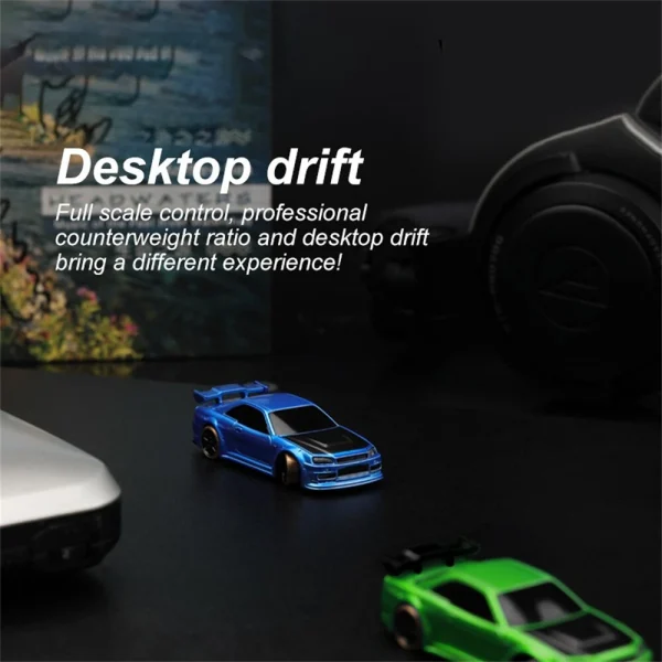 Turbo Racing C64 RTR 1/76 2.4G RWD Mini Drift RC Car Built In Gyro Micro Sports Truck LED Lights Full Proportional Vehicles Model Kids Children Toys - Image 4