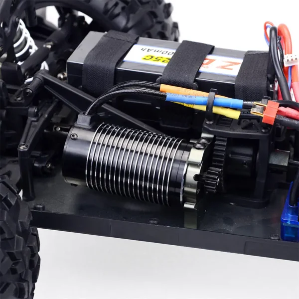 ZD Racing Two Battery 08427 1/8 120A 4WD Brushless RC Car Off-Road Truck RTR Model - Image 9