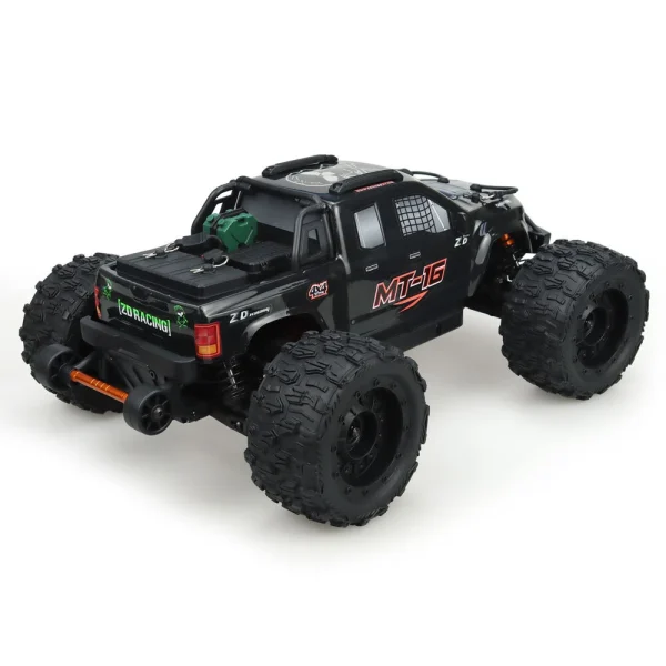 ZD Racing MT16 RTR 1/16 2.4G 4WD 80km/h Fast Brushless RC Car 3S Desert Monster Off-Road Truck Alloy Chassis LED Light Full Proportional Vehicles Models Toys Oil Filled Shocks - Image 5