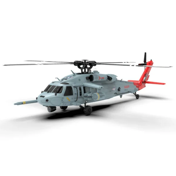 Eachine E200 Pro 2.4G 6CH 6-Axis Gyro GPS Optical Flow Positioning 5.8G FPV Camera Dual Brushless Motor 1:47 Scale Flybarless RC Helicopter RTF - Image 2