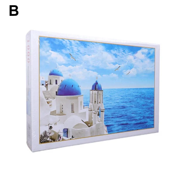 1000 Pieces Jigsaw Puzzle Toy DIY Assembly Paper Puzzle Beautiful Building Landscape Educational Toy - Image 3