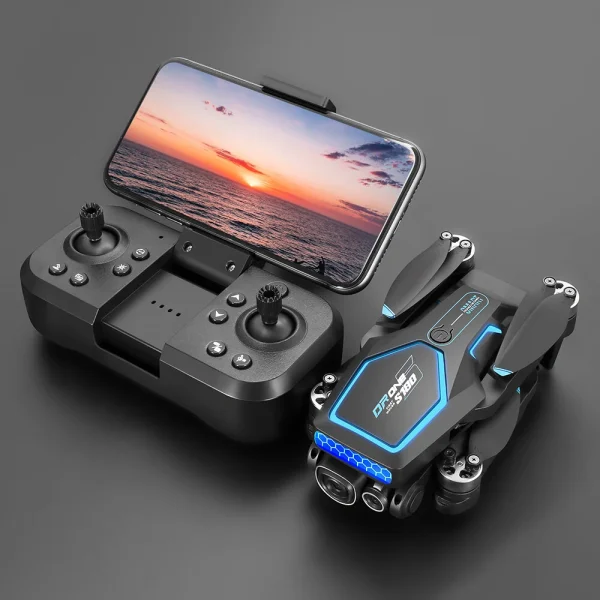 YLR/C S180 MAX Three Camera WiFi FPV with 3 HD Lens Electric Adjustment 360 Obstacle Avoidance Optical Flow Positioning LED Night Flight Light Brushless Foldable RC Drone Quadcopter RTF - Image 2