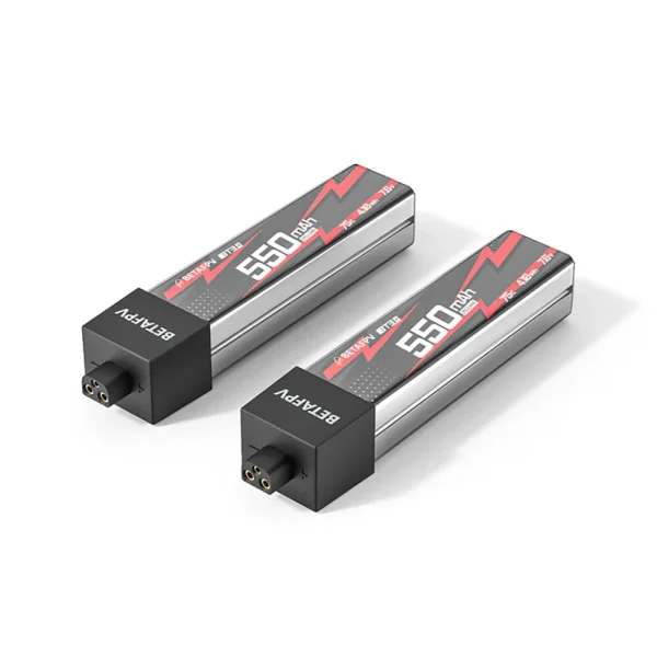 2PCS BETAFPV BT3.0 550mAh 75C 2S Battery for Pavo20 Pocket