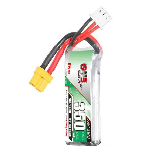 Gaoneng GNB3502S70AHV GNB 7.6V 350mAh 70C 2S HV LiPo Battery  PH2.0 XT30 Plug for GEPRC TinyGo Crux3 Beta75 Pro FPV Drone Quadcopter Helicopter - Image 2