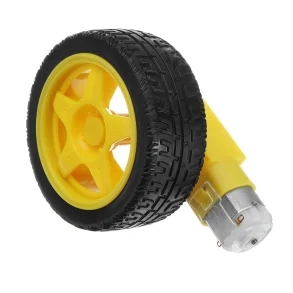 XIAO R DC Single Aixs 1:48 Gear Motor RC Models Gear Motor With 65MM Wheel