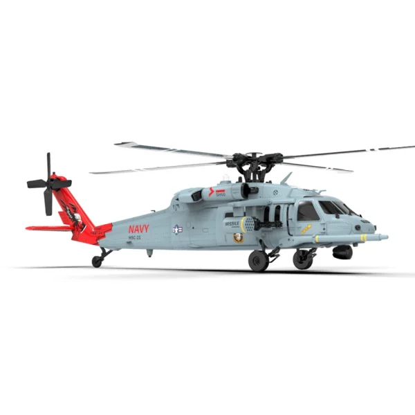Eachine E200 Pro 2.4G 6CH 6-Axis Gyro GPS Optical Flow Positioning 5.8G FPV Camera Dual Brushless Motor 1:47 Scale Flybarless RC Helicopter RTF - Image 6