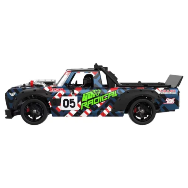 UDIRC 1005 1/10 2.4G 4WD 70km/h Brushless RC Car Drift MUSCLE On-Road Racing Flat ESP Gyro LED Lights Vehicles Models Hobbywing Motor ESC Metal Chassis Differential Toys