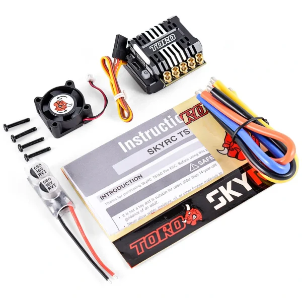 SKYRC TS160 PRO 160A Brushless Sensored ESC Speed Controller 6V 7.4V BEC for 1/10 Touring Rock Crawler RC Car Vehicles Models Parts - Image 3