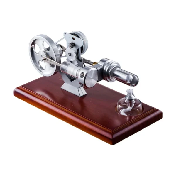 STARPOWER QX-FD-01 Stirling Engine Generator Model Wooden Base Physics Experiment Science Discovery Production Invention Gift Collection Toys - Image 2