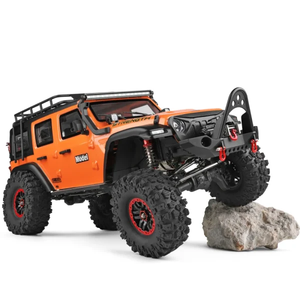 Wltoys 104010 RTR 1/10 2.4G 4WD RC Car Rock Crawler Off-Road Climbing Truck Full Proportional LED Light Vehicles Models Toys - Image 4