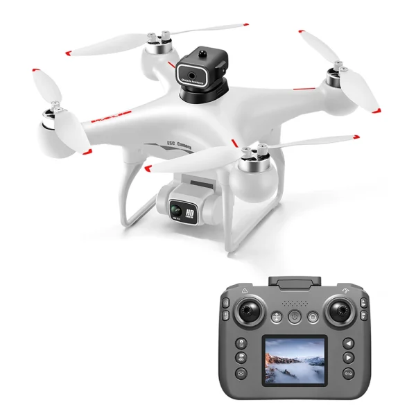 YLR/C S116 MAX WiFi FPV with LCD Screen Controller HD Dual Camera Servo Gimbal 360 Obstacle Avoidance Optical Flow Positioning Brushless RC Drone Quadcopter RTF - Image 3