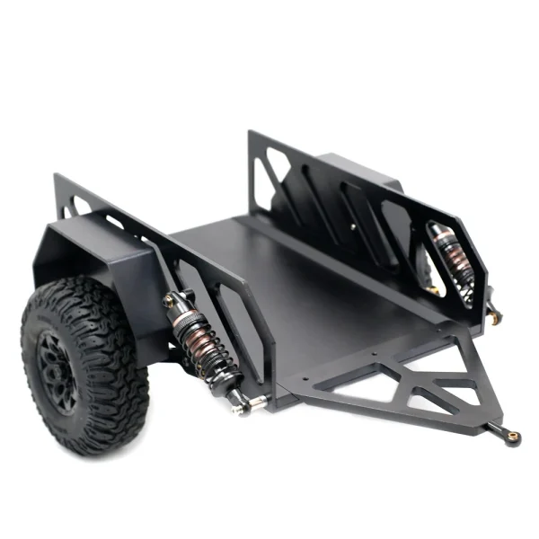 1/10 Metal CNC Simulate Trailer For D90 SCX10 TRX4 RC Car Parts Cralwer Models