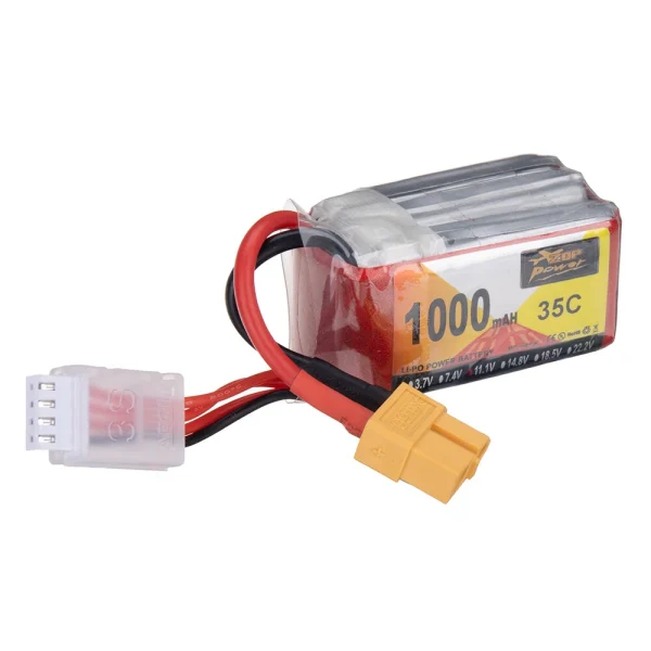 ZOP Power 11.1V 1000mAh 35C 3S LiPo Battery XT60 Plug for RC Drone - Image 4