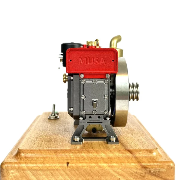 NikolaToy for MUSA 1/8 2.6cc Mini Single-Cylinder 4-Stroke Gas Powered Motor Engine Model Physics Experiment Science Discovery Production Invention Gift Collection Toys - Image 5