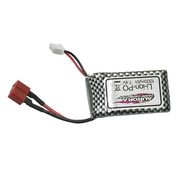 Xinlehong 7.4v 1000mAh 2S Li-ion Battery T Plug QDJ02 for Q901 Q902 Q903 1/16 RC Car Parts - Image 3