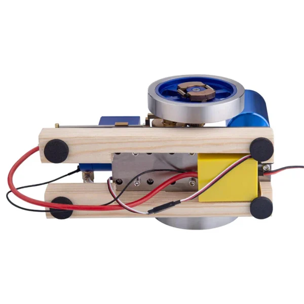 STARPOWER Mini Four Stroke Gasoline Engine Internal Combustion Engine Model with Wooden Base Physics Experiment Science Discovery Production Invention Gift Collection Toys - Image 6
