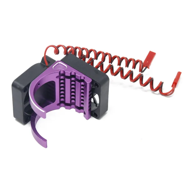 RC Car 42mm Motor Dual Fan Radiator Cooling Fan Cover For 4082 Arrma RC Car Parts - Image 2