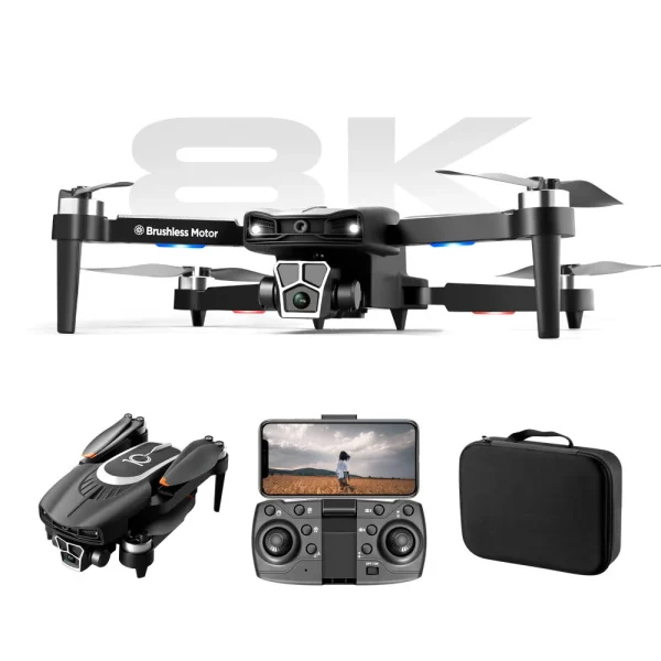 YCRC A10 PRO WiFi FPV with HD Dual Camera 2-Axis Servo Gimbal 360 Obstacle Avoidance Optical Flow Positioning Brushless Foldable RC Drone Quadcopter RTF