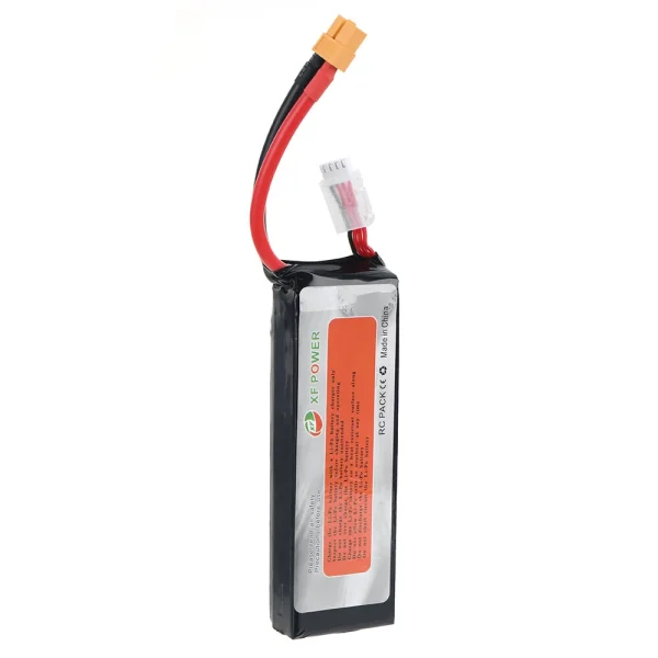 XF POWER 11.1V 4000mAh 60C 3S LiPo Battery XT60 Plug with T Deans Plug for RC Drone - Image 5