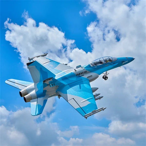 FMS F/A-18 EDF Jet 64mm 735mm Wingspan EPO Warbird RC Airplane PNP - Image 6