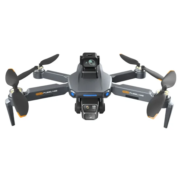 FUNSKY B8S GPS 5G WiFi FPV with 5.9inch LCD Screen Controller 720P HD Dual Camera Servo Gimbal 360 Obstacle Avoidance Brushless Foldable RC Drone Quadcopter RTF