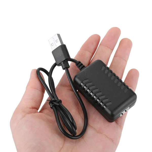 Wltoys 7.4V 2000mAh Battery Charger Fast USB Charging Cable 12428 124018 124019 144001 144010 A959 EAT14 RC Car Parts - Image 2