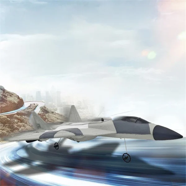 FX657 SU57 240mm Wingspan 2.4GHz 2CH 3-Axis Gyro Automatic EPP RC Airplane Fighter RTF - Image 8