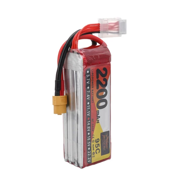 ZOP Power 14.8V 2200mAh 95C 4S LiPo Battery XT60 Plug for RC Drone - Image 4