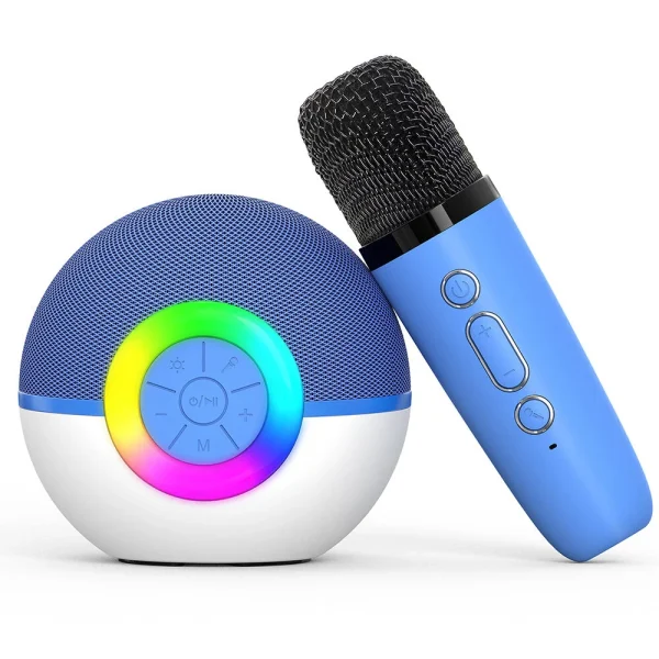 T97 Bluetooth Children's Singing Machine Karaoke Audio Microphone Integrated Early Education Toys Various Changing Channels - Image 3