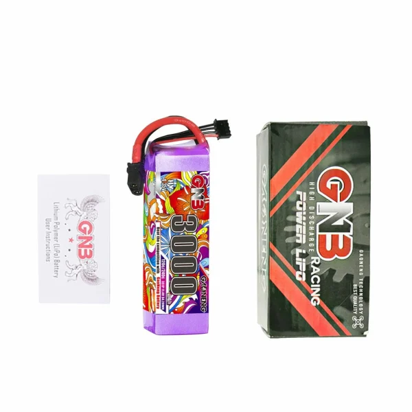 Gaoneng GNB 11.4V 3000mAh 120C 3S LiHV Lipo Battery T / XT60 / XT90 Plug for Helicopter RC FPV Racing Drone - Image 3