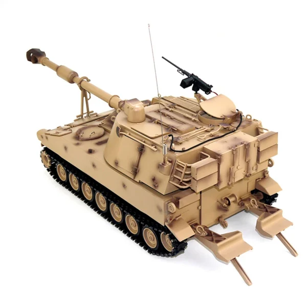 Tongde Model M2109 M109A2 1/16 2.4G RC Tank Loud Speaker Battle Shooting RC Car Vehicle Models RTR Toys - Image 9