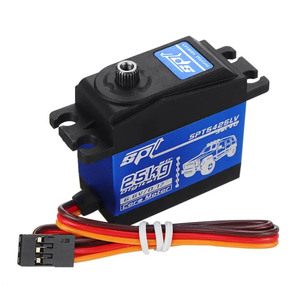 SPT Servo SPT5425LV 25KG 90 Large Torque Digital Metal Gear Servo For 1:8  1:10 RC Robot Car Boat - Image 4