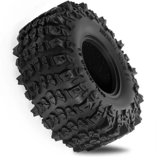 4PCS Upgraded 1.9 Inches Rubber Soft Tyres for 1/10 Axial SCX10 III Yi Kong Toys YK4017 RGT Rock Crawler Climbing Truck RC Cars Vehicles Models Spare Parts R226 - Image 5