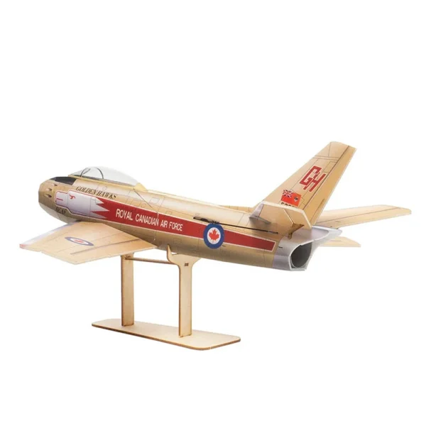 MinimumRC F-86 Sabre Golden Hawk 30mm EDF 3CH 1S 380mm Wingspan RC Airplane KIT+EDF - Image 6