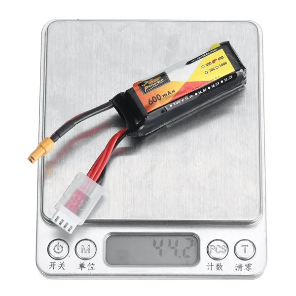 ZOP Power 11.1V 600mAh 60C 3S LiPo Battery XT30 Plug for for BETAFPV Pavo20 Pro RC FPV Racing Drone - Image 9
