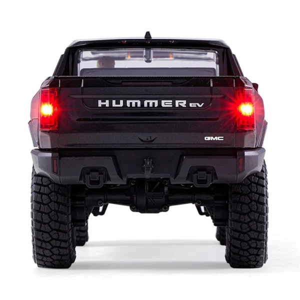 FMS FCX18 Hummer EV RTR Two Battery 1/18 2.4G 4WD RC Car Pickup Truck Off-Road Rock Crawler LED Light Two Speed Full Proportional Vehicles Models Toys - Image 3