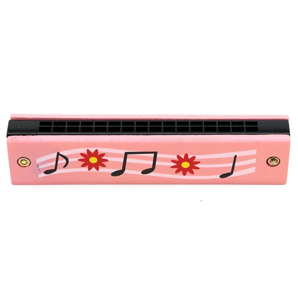 Wooden Harmonica for Kids Musical Instrument Toys Music Teaching Aid Puzzle Early Education - Image 4