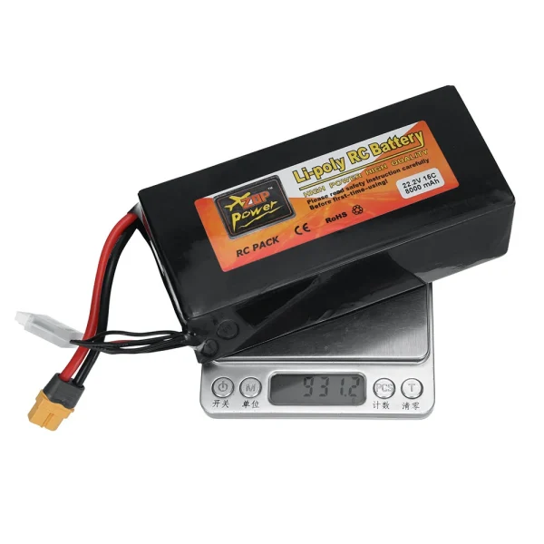 ZOP Power 22.2V 8000mAh 6S Li-ion Battery XT60 Plug for iFlight XL10 V6 Chimera7 Pro V2 - Image 9