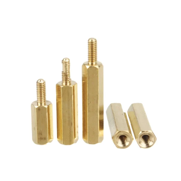 350Pcs Hexagonal Copper Column M2 Hex Nut Standoff Single Head Pillar MFF Male-Female Female For PCB Board Motherboard Spacer - Image 5