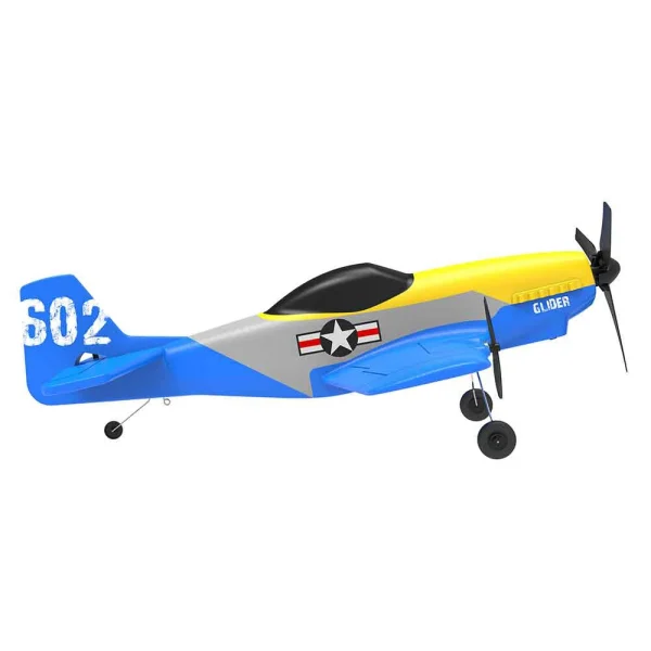 KFPLAN KF602 P-51 Mustang 370mm Wingspan 2.4GHz 3CH Bulit-in Gyro EPP RC Airplane Trainer Fixed Wing RTF for Beginners - Image 3