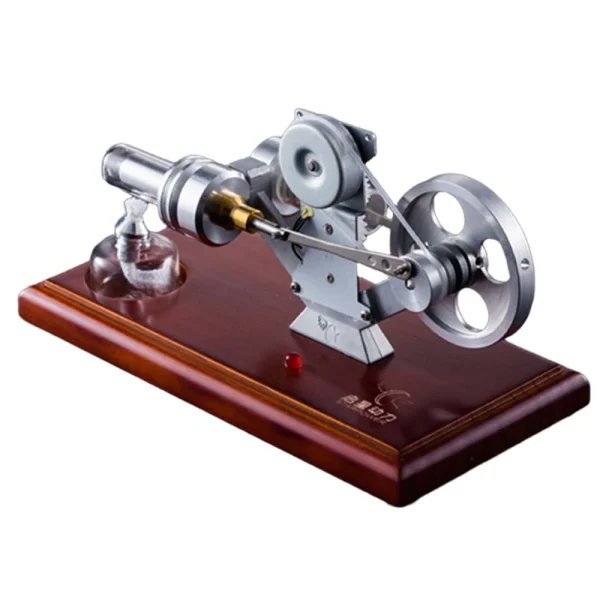 STARPOWER QX-FD-01 Stirling Engine Generator Model Wooden Base Physics Experiment Science Discovery Production Invention Gift Collection Toys - Image 3