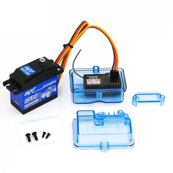 P2047 RC Car/Boat Waterproof Receiver Radio Box Transparent Plastic Equip Protect Watertight Case Models Vehicles Spare Parts - Image 3