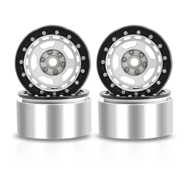 4PCS 2.2 Inch Wheel Hub Climbing RC Car Spare Parts for 1/10 TRX4 SCX10 Axail Easy Control 4102 D90 Vehicle Models Parts - Image 3