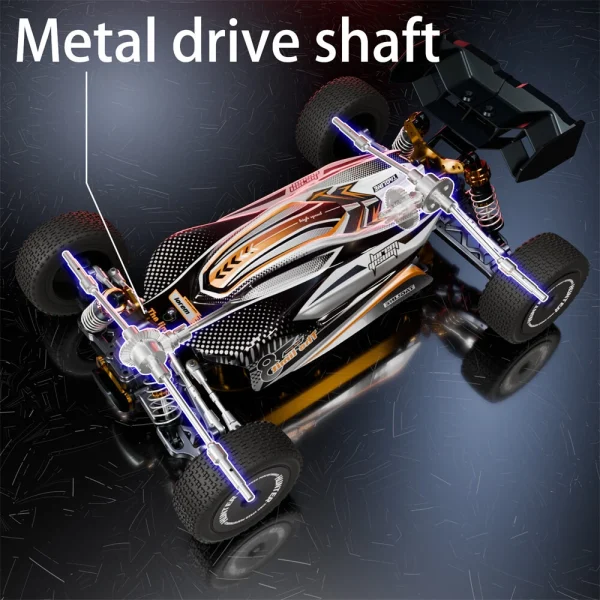ZG 2301A 2301B RTR 1/14 2.4G 4WD 35km/h 50km/h Brushed/Brushless RC Car High Speed Racing Full Proportional Metal Chassis Off-Road Truck Vehicles Models Toys - Image 4